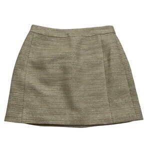 MISHA Collection Zoe Skirt in Metallic Gold